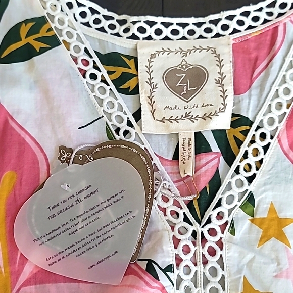 NWT Z&L summer dress, size L - Picture 3 of 6